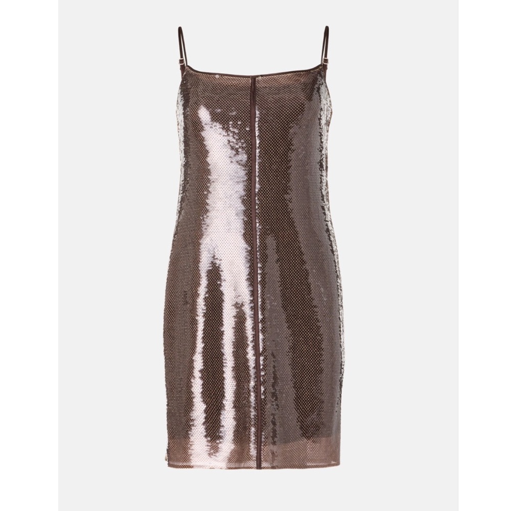 A.L.C. Sequin Mini Dress in Bronze
